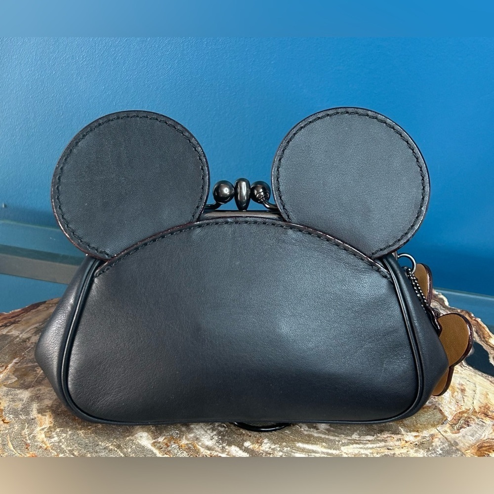 Disney x Coach Minnie Mouse Ears Framed Kiss-lock Clutch Limited Edition F30212 - Picture 10 of 17